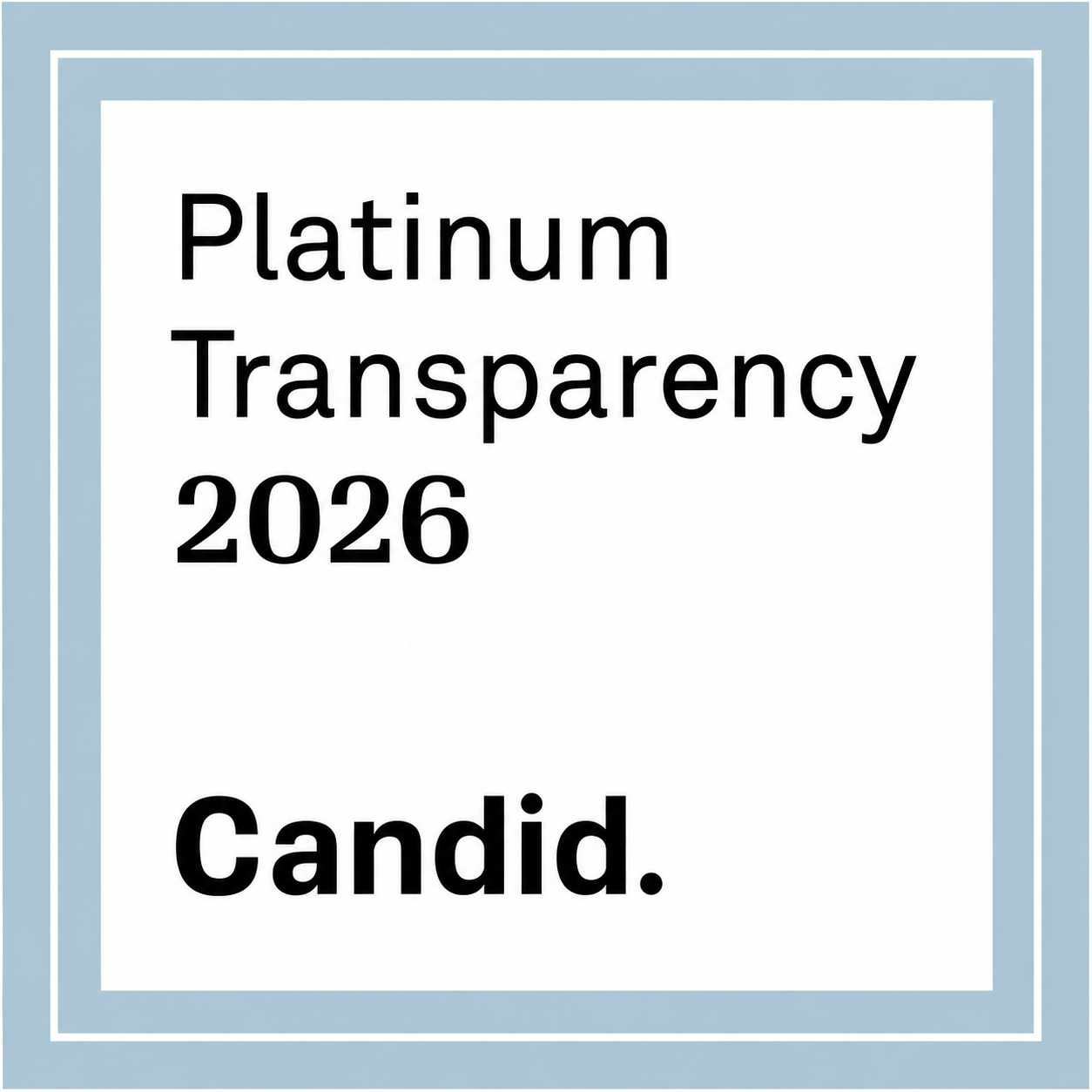 Candid transparency award badge earned by Pawsitive Beginnings